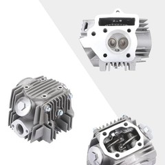 52.4mm Cylinder Head Assembly for 4 Stroke 110cc ATV Go Metallic primary color