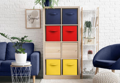 Colorful Foldable Storage Cubes – 6 Bins for Toys, Books & Clothes