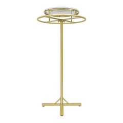 Floor-Standing Display Clothes Shelf Adjust Gold Rotatable Round Garment Rack US