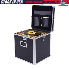 Vinyl Record Storage Box For Up To 50+ 12-inch Albums, Records Crate, Lp Album S