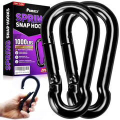 PAMAZY 2Pcs 5.5In Spring Snap Hooks 1000LBS Capacity, Utility Hook Clip, Heavy D