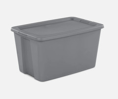 Extra Large Storage Bin, 30 Gallon Plastic Storage Container with Snap-On Lid,