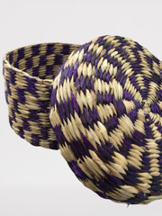 100%Pumpkin Bamboo Basket With Hand Made Woven Bamboo Storage Box Kurani Ceylon