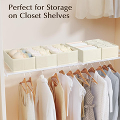 Drawer Organizers Clothes, Dresser Organizer Bins for Baby Clothes,Underwear and