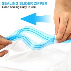 10 x Jumbo Vacuum Storage Bags Travel Space Saver Garment Seal Clothes Hand Pump