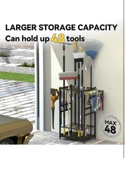 Garden Tool Organizer, Up 48 Long Handle Tool, Garage Storage and Organizatio…