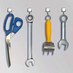 10PCS Strong Neodymium Magnetic Hooks Heavy Duty for Kitchen Garage Refrigerator