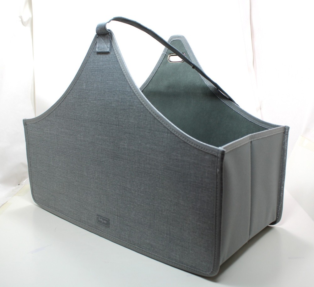 Thirty-One 31 Large Catch All Bin Storage Bin Silver Metallic New in Bag
