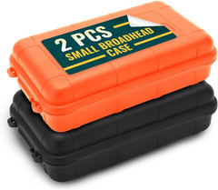2 Pcs Small Waterproof Box – Compact Size, Lightweight, Easy to Carry Dry Storag