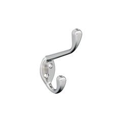 Amerock H5545126 | Noble Double Prong Decorative Wall Hook | Polished Chrome …
