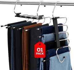 Pants Hangers Save Space Clothes Hanger with Stainless Steel Hook Utopia Home