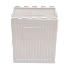 White Storage Box With Lid Universal Wheels Collapsible Storage Organizer