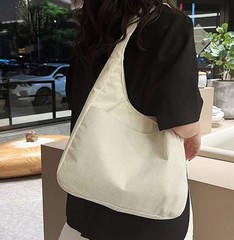 Large Women Corduroy Tote Bag Casual Handbag Hobo Satchel Shoulder with Zipper