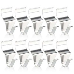Vinyl Siding Hooks 10 Pack Heavy Duty Stainless Steel Low Profile No Hole Hanger