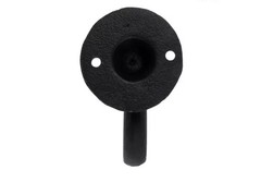 Black Industrial Swivel Clevis Eye Wall Hook Heavy Duty Cast Iron Antique Design