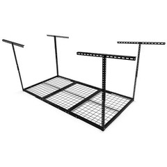 Garage Storage Racks Overhead Garage Ceiling Rack 3x 6FT Storage Rack BLACK