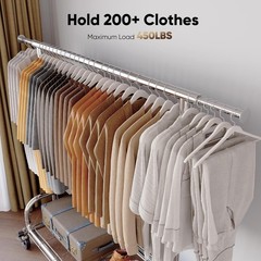 Clothing Racks Heavy Duty Clothes Rack Adjustable Garment Rack for Hanging Cloth