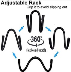 Pmsanzay Flexible Over The Seat Hard Hat Rack Holder Hard hat Accessory for