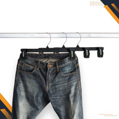Recycled Black Heavy Duty Plastic Pants & Skirt Bottom Hangers W
