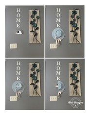 10 Pack Hat Hangers – Removable Tape Mounted – Rack Hook Cap Wall Mount No Nails