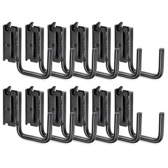 12PCS 2″ Track J Hooks Heavy Duty -Track for Enclosed Trailers, -Track Rail J…