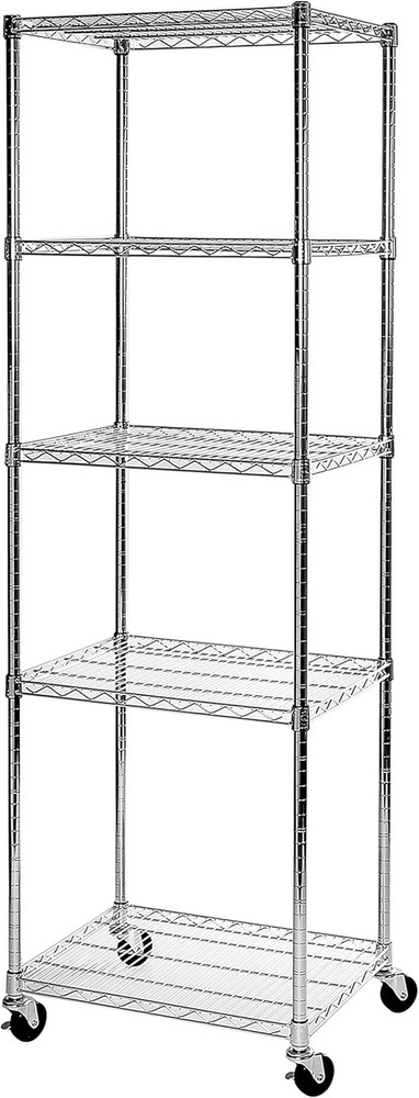 Ultradurable Heavy Duty NSF Solid Steel Wire Rack Storage Unit Organizer for Gar