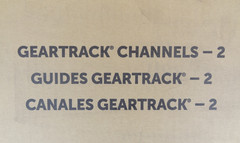 Gladiator 48 x 6 in Garage Wall Storage Geartrack 2 Channel (1 pk of 2 Gears)