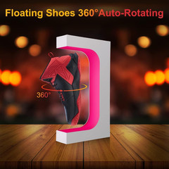 Levitating Shoe Display Stand with 360° Rotation & LED Lights – Premium Gift