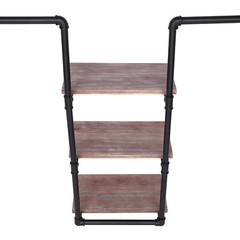 Clothing Rack Rustic Garment Hanging Industrial Pipe For Clothing Retail Store