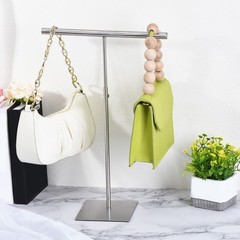 Silver Necklace Display Stand Adjustable Height Jewelry Rack T Bar