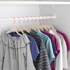 50/100pcs Premium Velvet Hangers Non-Slip w/Finger Clips and Tie Rack Ultra Slim