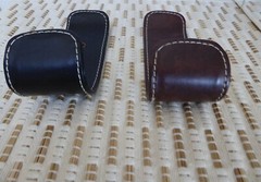 Black OR Brown Faux Leather Wall Hook ~ Sleek Urban Modern Industrial Decor NICE