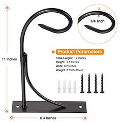 Wall Mount Plant Hanging Bracket, 11 Inches Hanging Plant Hook, Heavy Set of 1