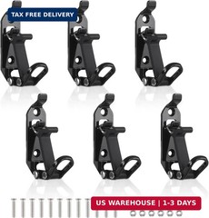 6Pcs Shovel Mount for Roof Rack, Heavy Duty Shovel Holder for Truck, Metal Rubbe