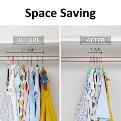 50/100pcs Premium Velvet Hangers Non-Slip w/Finger Clips and Tie Rack Ultra Slim