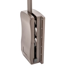 Polished Chrome Soft-Close Pull-Down Wardrobe Lift Adjustable 35–47.2 in 55 lb