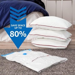 Jumbo Vacuum Storage Bags Space Saver for Clothes Travel Compression Seal Bags