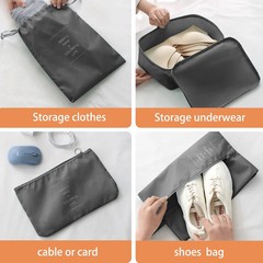 Packing Cubes for Travel- 8 Set Luggage Organizer Bags for Family, Mesh Breathab