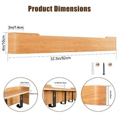 Coat Hooks Wall Mount Hidden Hooks Entryway Organizer for Decorative Wall Hooks
