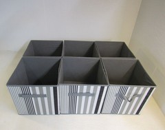 Sorbus Collapsible Storage Cubes Lot of 6 Multicolored 11-in x 10.5-in x 10.5-in