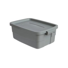 Rubbermaid 10gal Roughneck Storage Tote Gray