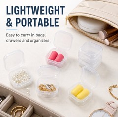 40 Pcs Small Plastic Storage Container Boxes Box DIY Coins Screws Jewelry Travel