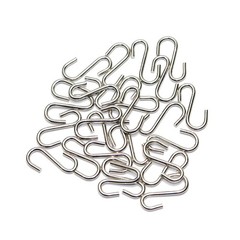 Mini S Hooks Connectors S Shaped Wire Hook Hangers 100pcs Hanging Hooks for D