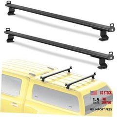 FengYu 57″ Universal Roof Ladder Rack for Van Fit for Pickup Truck Cap & Topper