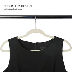 Ivory Velvet Hangers 25-Pack