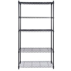 5Tier Wire Shelving Unit Rack Large Space Adjustable Storage Shelves for Kitchen