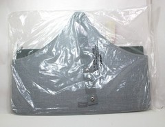 Thirty-One 31 Large Catch All Bin Storage Bin Silver Metallic New in Bag