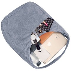 Large Women Corduroy Tote Bag Casual Handbag Hobo Satchel Shoulder with Zipper