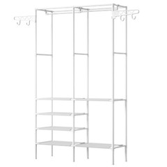 Heavy Duty Wardrobe Hanger Clothes Rack Garment Storage Stand Closet Organizer