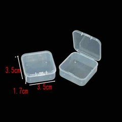 5Pcs/10Pcs PP Storage Box Mini Transparent Plastic Case Container Square Rectang